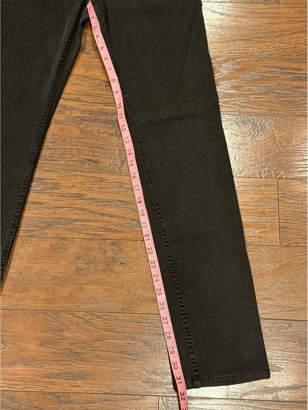PAIGE Lennox Slim Fit Black Stretch Jeans Men’s 30 Transcend
